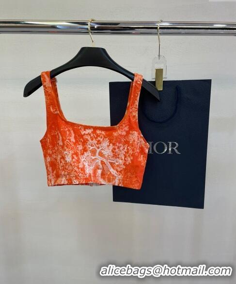 ​Unique Grade Dior Zipped Swimwear 061802 Orange Print 2024