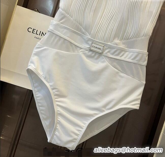 ​Best Price Chanel Pleated Swimwear 0618 White 2024