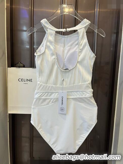 ​Best Price Chanel Pleated Swimwear 0618 White 2024