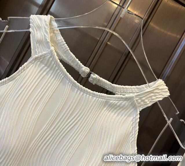 ​Best Price Chanel Pleated Swimwear 0618 White 2024