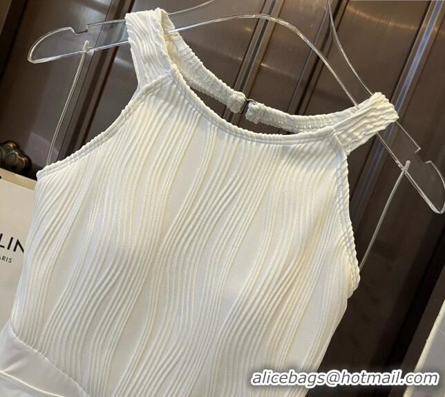 ​Best Price Chanel Pleated Swimwear 0618 White 2024