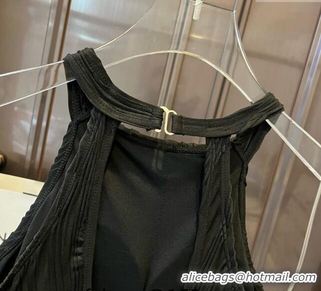 ​Most Popular Chanel Pleated Swimwear 0618 Black 2024