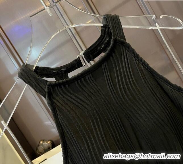 ​Most Popular Chanel Pleated Swimwear 0618 Black 2024