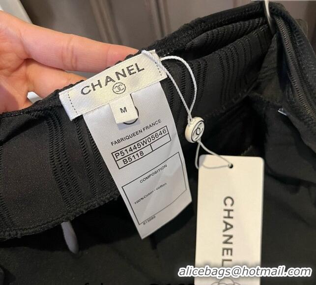 ​Most Popular Chanel Pleated Swimwear 0618 Black 2024