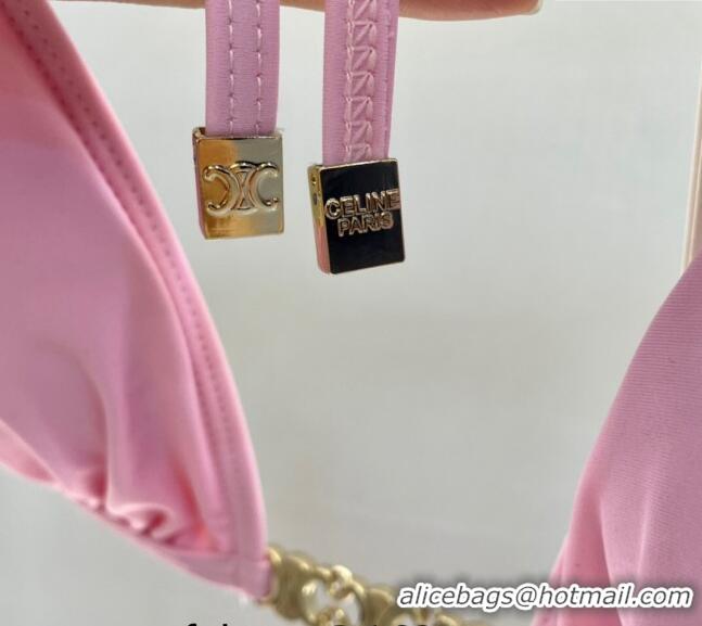 Buy Grade Celine Swimwear with Logo Chain 0618 Light Pink 2024