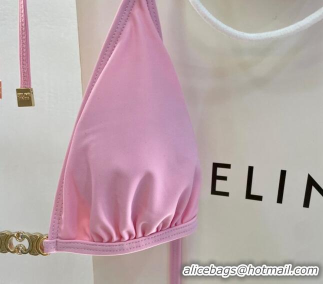 Buy Grade Celine Swimwear with Logo Chain 0618 Light Pink 2024