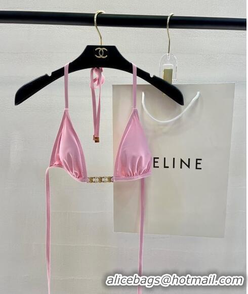 Buy Grade Celine Swimwear with Logo Chain 0618 Light Pink 2024