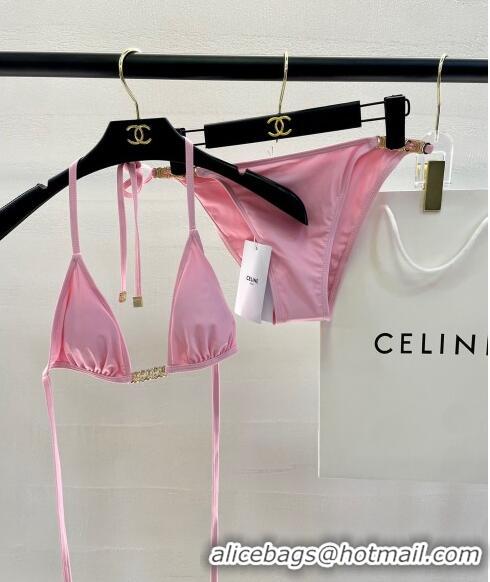 Buy Grade Celine Swimwear with Logo Chain 0618 Light Pink 2024