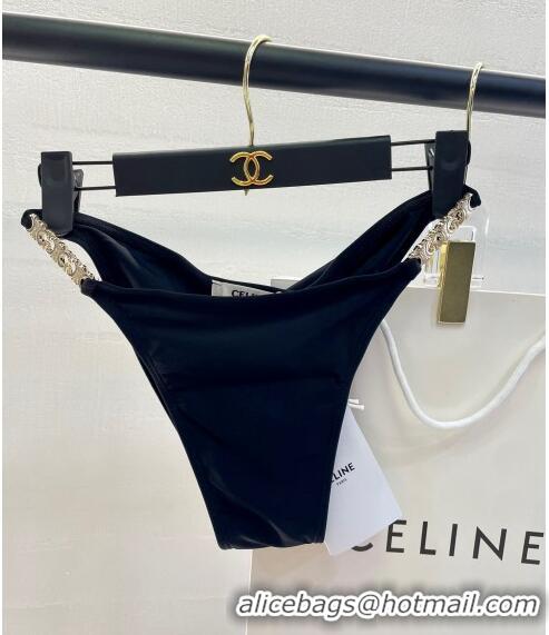 ​Most Popular Celine Swimwear with Logo Chain 0618 Black 2024