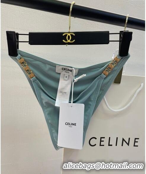 ​Traditional Specials Celine Swimwear with Logo Chain 0618 Light Blue 2024