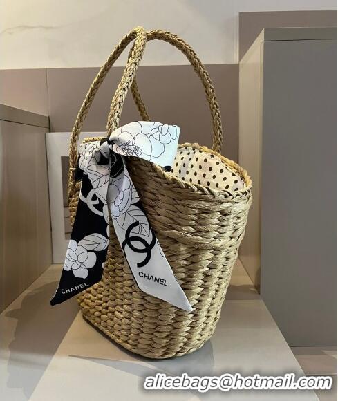 Best Price Discount Chanel Straw Basket bag 051302 2024