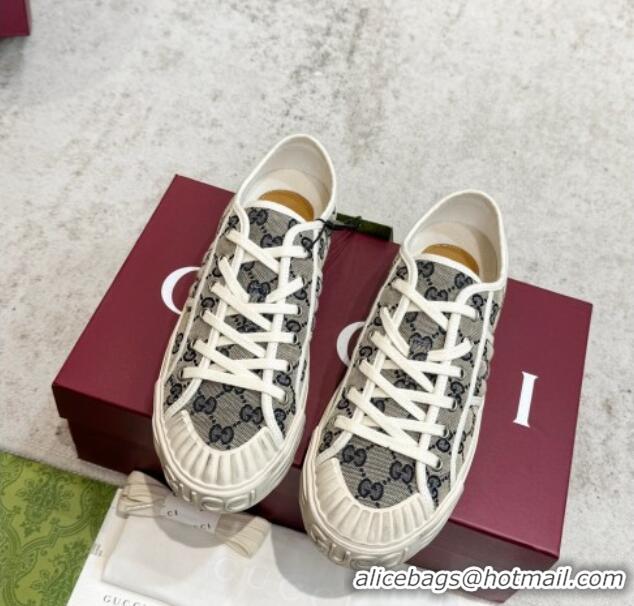 Good Looking Gucci Lido GG Canvas Sneakers Grey 605111