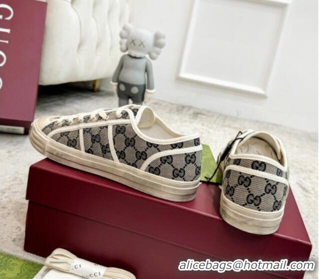 Good Looking Gucci Lido GG Canvas Sneakers Grey 605111