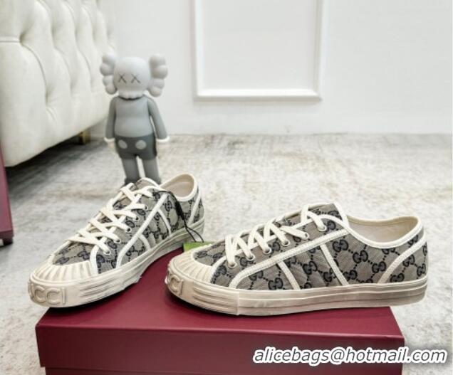 Good Looking Gucci Lido GG Canvas Sneakers Grey 605111