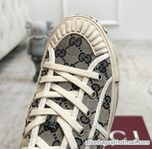 Good Looking Gucci Lido GG Canvas Sneakers Grey 605111