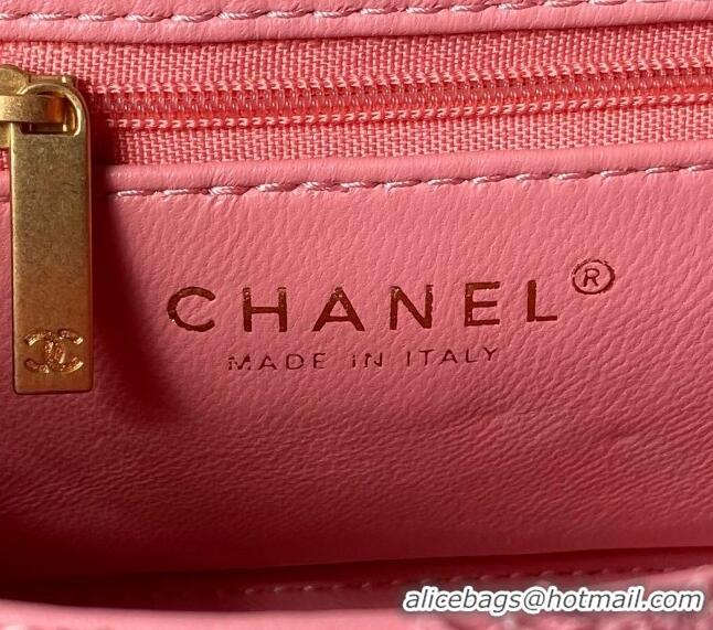 Promotional Design Chanel Tweed Mini Shopping Bag AS4416 Pink 2024