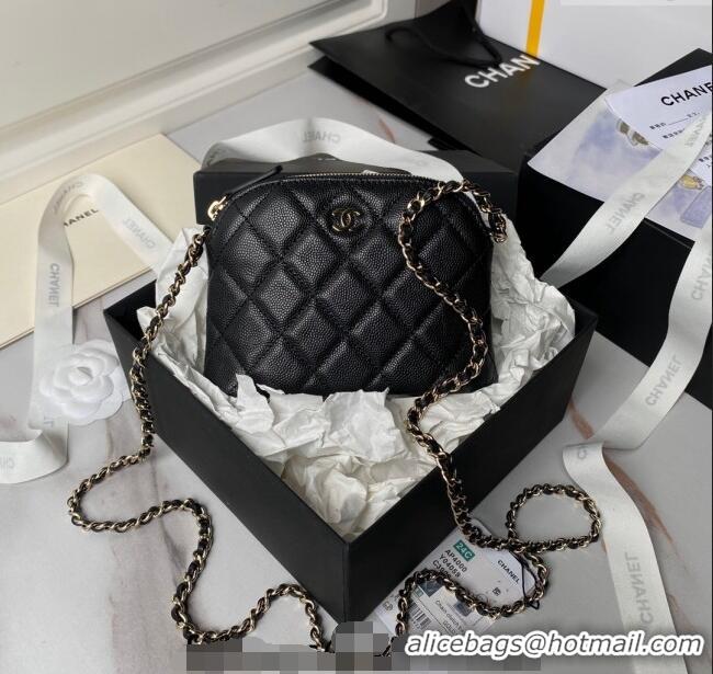 Reasonable Price Chanel Grained Calfskin Clutch with Chain AP4000 Black 2024