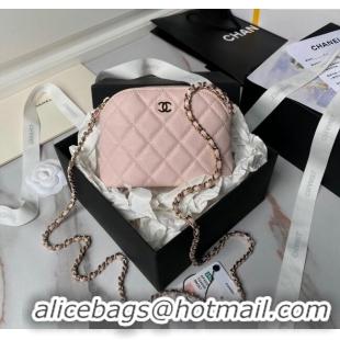 Buy Cheap Chanel Grained Calfskin Clutch with Chain AP4000 Light Pink 2024