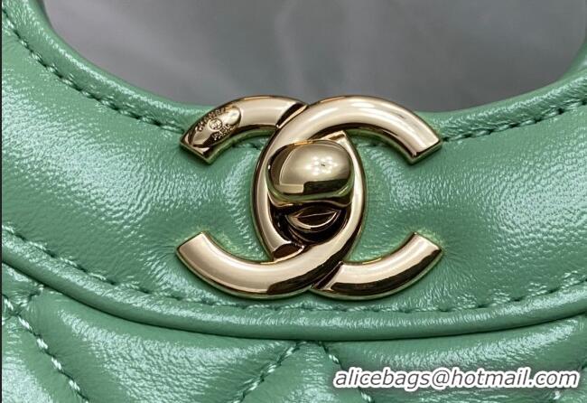 Trendy Design Chanel 31 Bag Shiny Lambskin Mini Shopping Bag AS4133 Light Green 2024