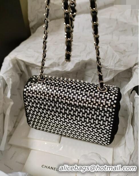 Market Sells Chanel Sequins & Pearls Mini Flap Evening bag AS4793 Black 2024