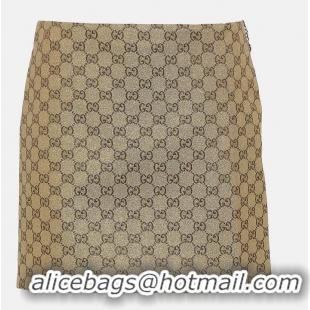 New Release Creation Gucci Glitter GG Canvas Miniskirt G3610