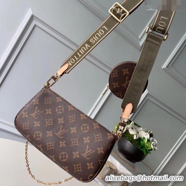 Promotional Louis Vuitton Multi-Pochette Accessoires Triple Monogram Canvas Shoulder Bag M44813