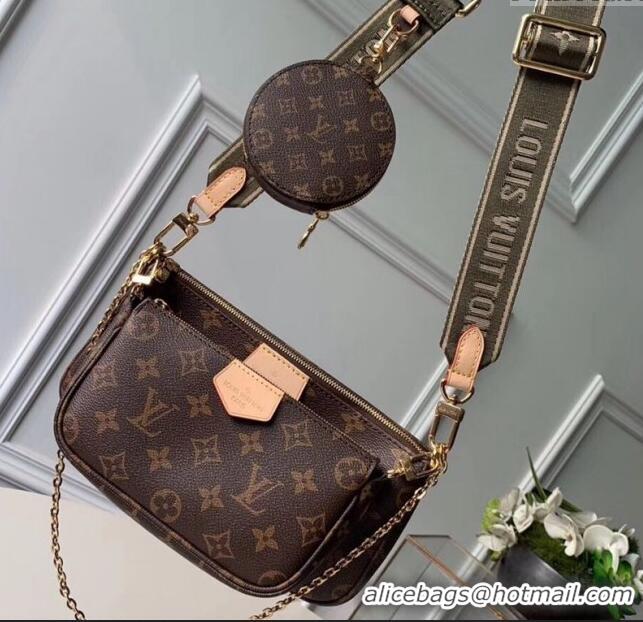 Promotional Louis Vuitton Multi-Pochette Accessoires Triple Monogram Canvas Shoulder Bag M44813