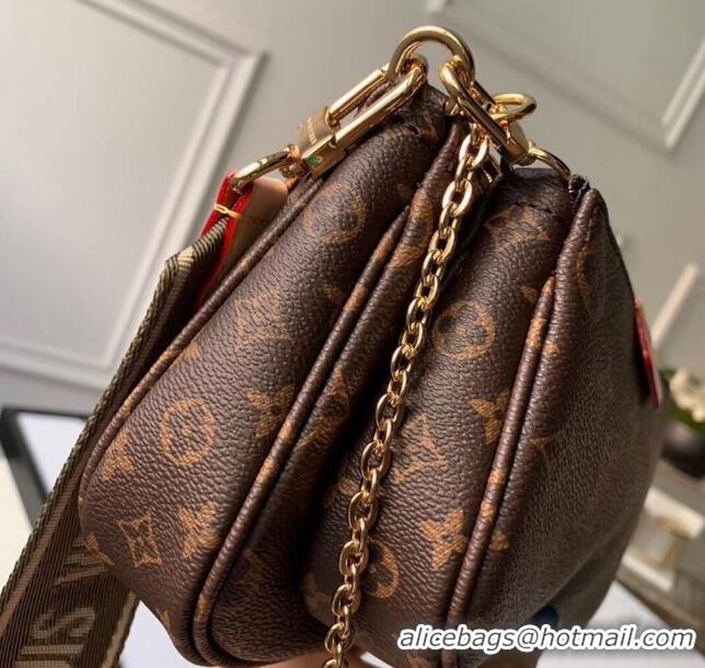 Promotional Louis Vuitton Multi-Pochette Accessoires Triple Monogram Canvas Shoulder Bag M44813