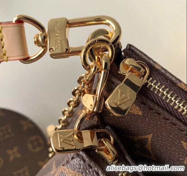 Promotional Louis Vuitton Multi-Pochette Accessoires Triple Monogram Canvas Shoulder Bag M44813