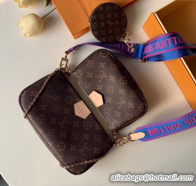 Promotional Louis Vuitton Multi-Pochette Accessoires Triple Monogram Canvas Shoulder Bag M44813