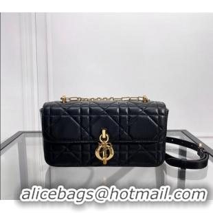 Best Price Dior Miss Daisy Mini Bag in Macrocannage Lambskin CD4090 Black 2024