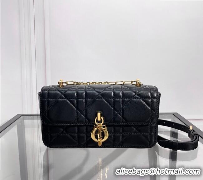 Best Price Dior Miss Daisy Mini Bag in Macrocannage Lambskin CD4090 Black 2024