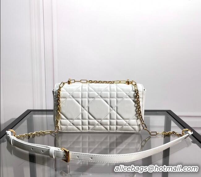 Classic Discount Dior Miss Daisy Mini Bag in Macrocannage Lambskin CD4090 White 2024