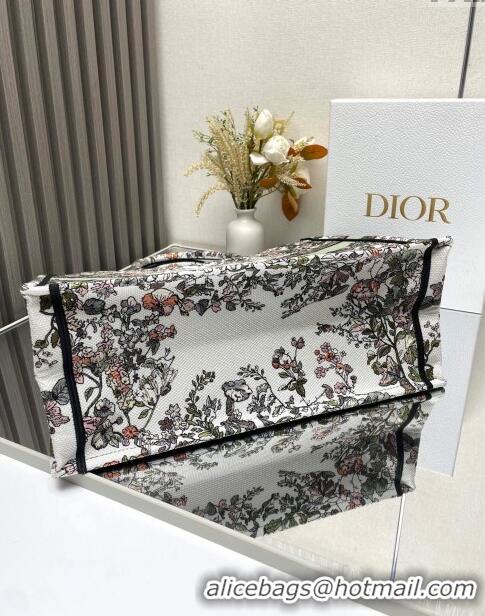 Original Cheap Dior Large Book Tote Bag in Ecru Multicolor Dior 4 Saisons Automne Soleil Ecru Multicolor CD2803 Green 20