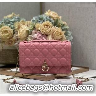 Most Popular Dior My Dior Top Handle Bag Latte Cannage Lambskin CD2831 Pink 2024