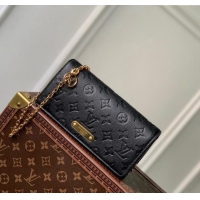 Super Quality Louis Vuitton Wallet On Chain Lily Mini Bag in Monogram Empreinte Leather M83233 Black 2024