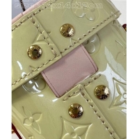 Inexpensive Louis Vuitton Astor Mini Bag in Monogram Vernis Leather M24099 Chic Pink/Yellow 2024 New LV Remix