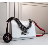 New Fashion Louis Vuitton Twist PM Bag in Epi Leather M52504 White 2024