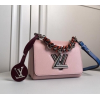 Best Price Louis Vuitton Twist PM Bag in Epi Leather M52504 Pink 2024