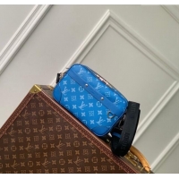 Pretty Style Louis Vuitton Alpha Wearable Wallet Mini Bag in Monogram Canvas M31016 Blue 2024