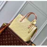 Top Quality Louis Vuitton Reade PM Tote bag in Monogram Vernis Leather M24144 Yellow 2024