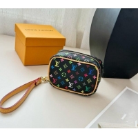 Promotional Louis Vuitton Vanity Monogram Clutch 0513 Black/Multicolor 2024