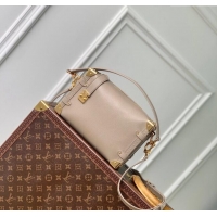 Promotional Louis Vuitton Side Trunk MM Bag in Grained Leather M25072 Taupe Grey 2024