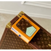 Top Grade Louis Vuitton Romy Card Holder in Monogram Canvas and Leather M82938 Green 2024