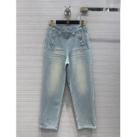 Stylish Discount Chanel Denim Jeans CH053107 Blue 2024