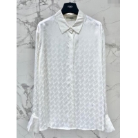 Top Quality Fendi Shirt F053117 White 2024