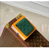 Top Quality Louis Vuitton Multiple Wallet in Forest Green Taurillon Monogram Leather M83055 2024