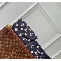 Fashion Discount Louis Vuitton Félicie Pochette Mini bag in Navy Blue Monogram Empreinte Lether M83589 Blue/Cream White 