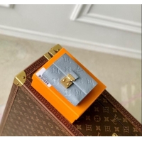 Good Looking Louis Vuitton Metis Wallet in Monogram Empreinte Leather M82926 Olympe Blue 2024