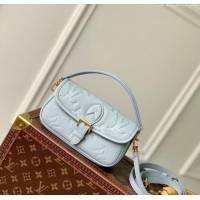 Buy Cheap Louis Vuitton Nano Diane Mini bag in Monogram Empreinte Leather M83592 Olympe Blue 2024